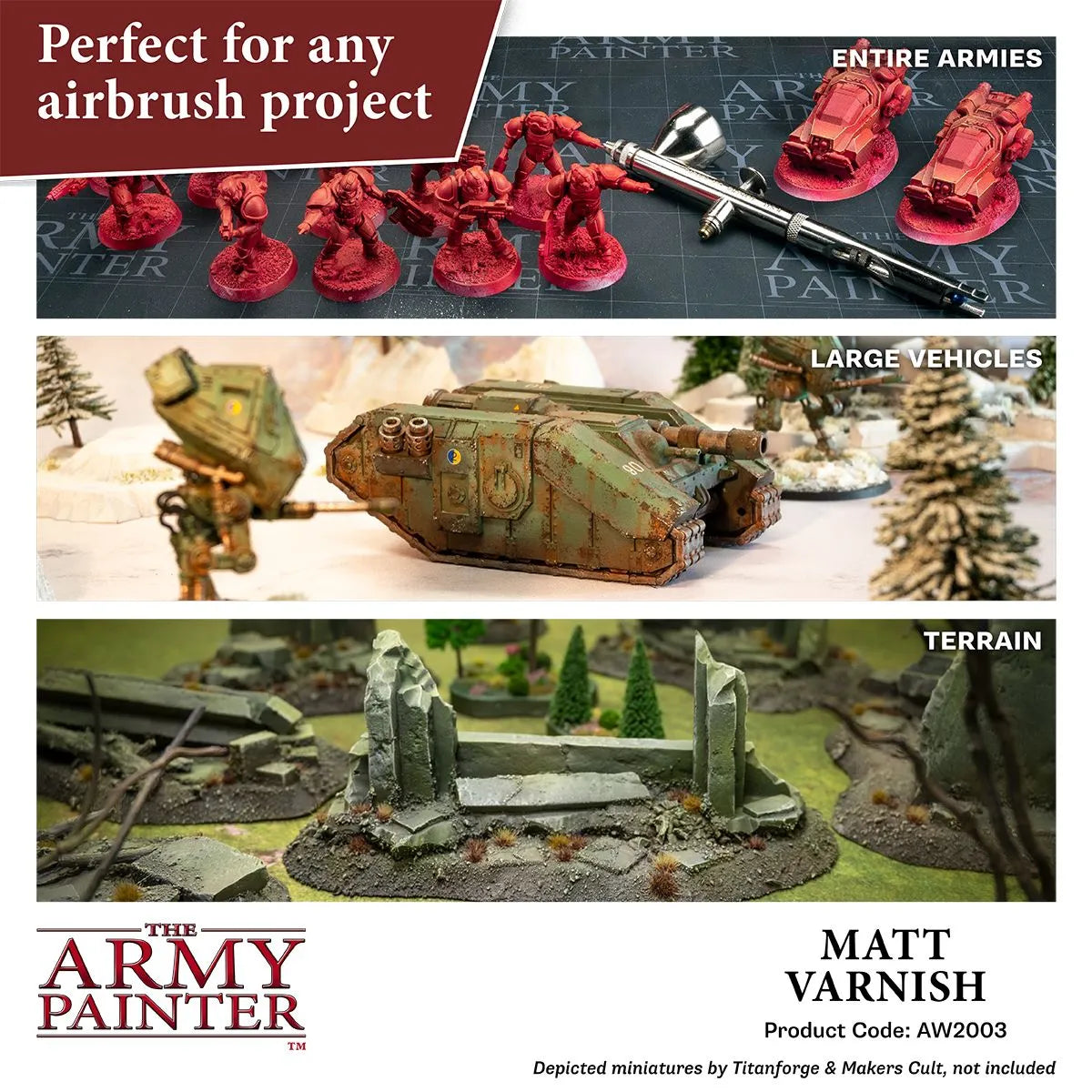 Air Anti-shine Matt Varnish, 100 ml-The Army Painter-Radaddel