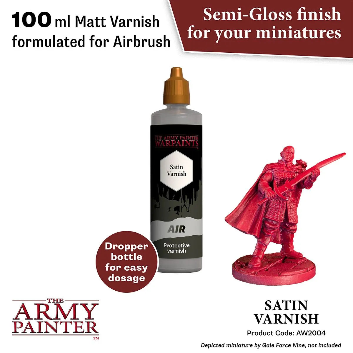 Air Aegis Suit Satin Varnish, 100 ml-The Army Painter-Radaddel