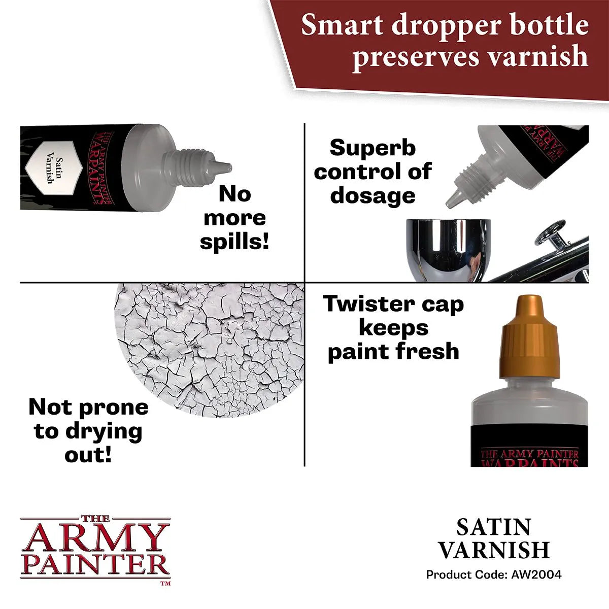 Air Aegis Suit Satin Varnish, 100 ml-The Army Painter-Radaddel