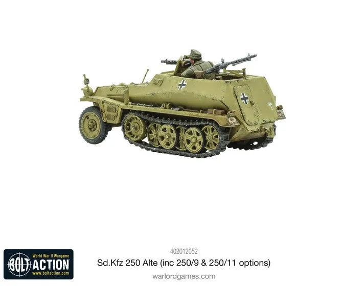 Sd.Kfz 250 Alte Half Track (opt. To make 250/1, 250/9 or 250/11)-Warlord Games-Radaddel