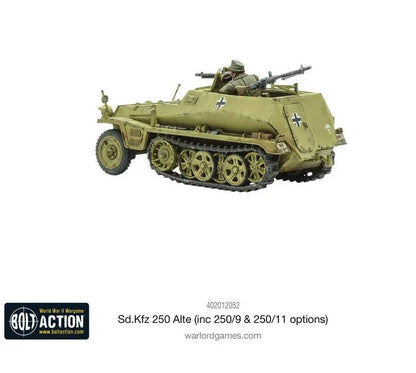 Sd.Kfz 250 Alte Half Track (opt. To make 250/1, 250/9 or 250/11)-Warlord Games-Radaddel