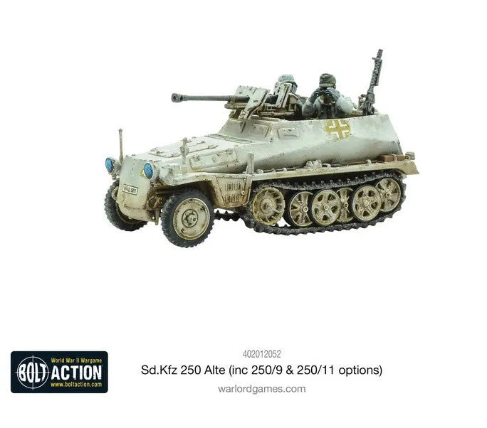 Sd.Kfz 250 Alte Half Track (opt. To make 250/1, 250/9 or 250/11)-Warlord Games-Radaddel