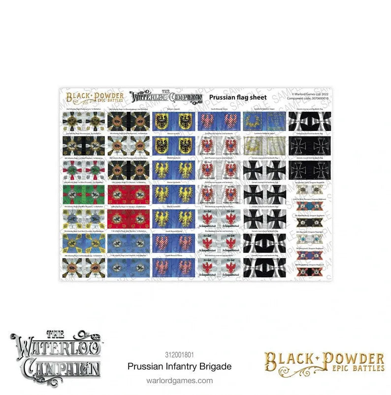 Epic Battles-Waterloo: Prussian Infantry Brigade-Warlord Games-Radaddel