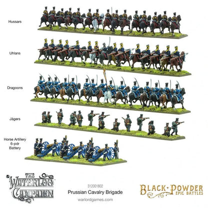 Epic Battles-Waterloo: Prussian Cavalry Brigade-Warlord Games-Radaddel