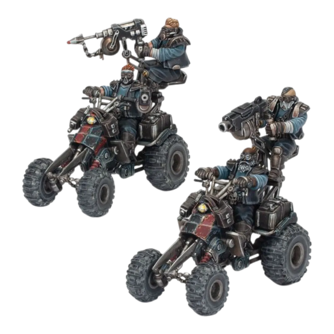 Necromunda: Orlock Outrider Quads-Games Workshop-Radaddel