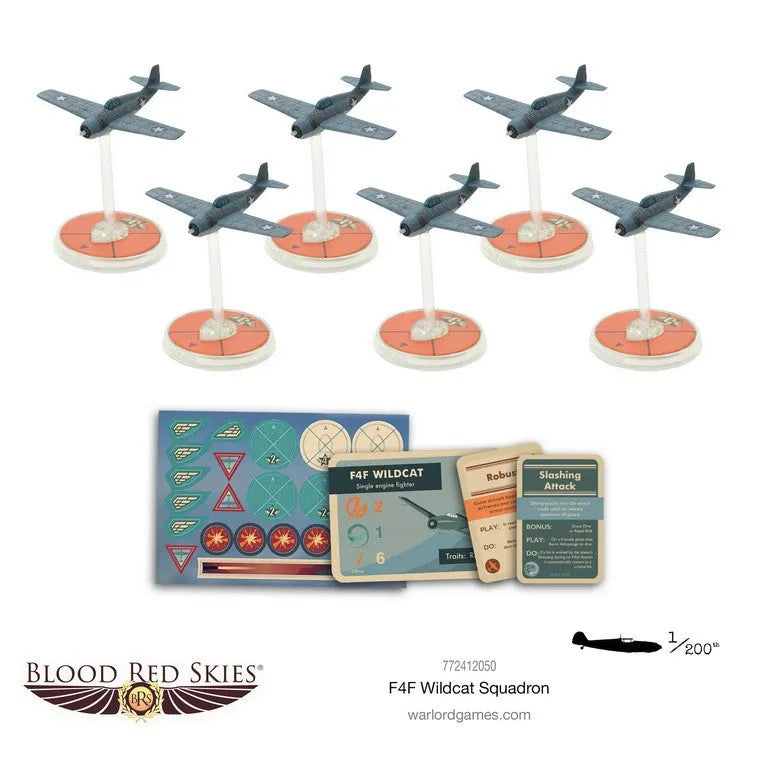 Grumman F4F Wildcat Squadron-Warlord Games-Radaddel