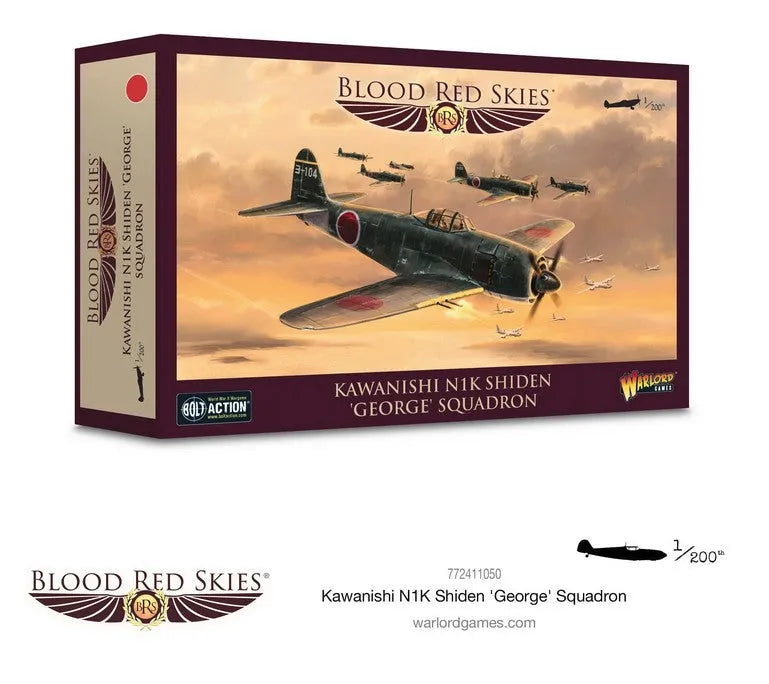Kawanishi N1K2 Shiden-kai 'George' Squadron-Warlord Games-Radaddel