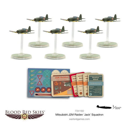 Mitsubishi J2M Raiden 'Jack' Squadron-Warlord Games-Radaddel