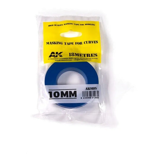 Masking Tape for Curves 10mm - 18 Meter-AK-Interactive-Radaddel