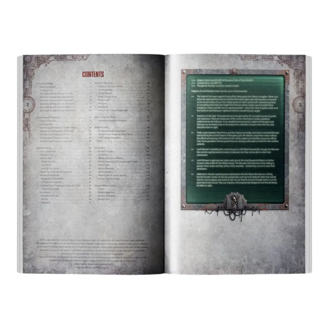 Necromunda: The Book of the Outlands (englisch)-Games Workshop-Radaddel