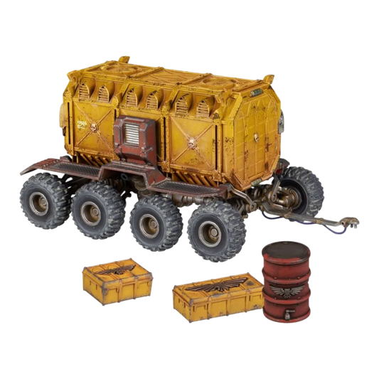 Necromunda: Cargo-8 Ridgehauler Trailer-Games Workshop-Radaddel