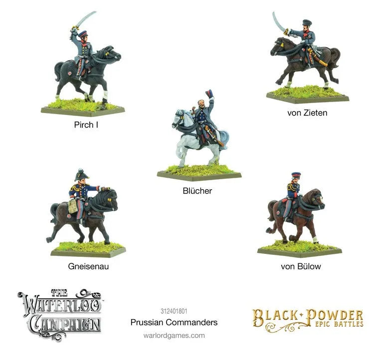 Black Powder Epic Battles: Waterloo - Prussian Commanders-Warlord Games-Radaddel