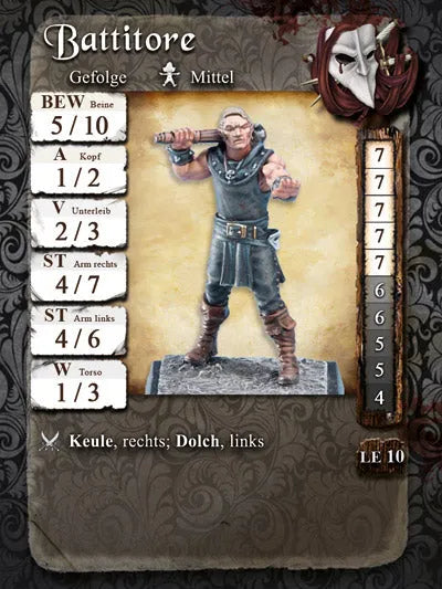 Battitore & Harlequina-Freebooter Miniatures-Radaddel