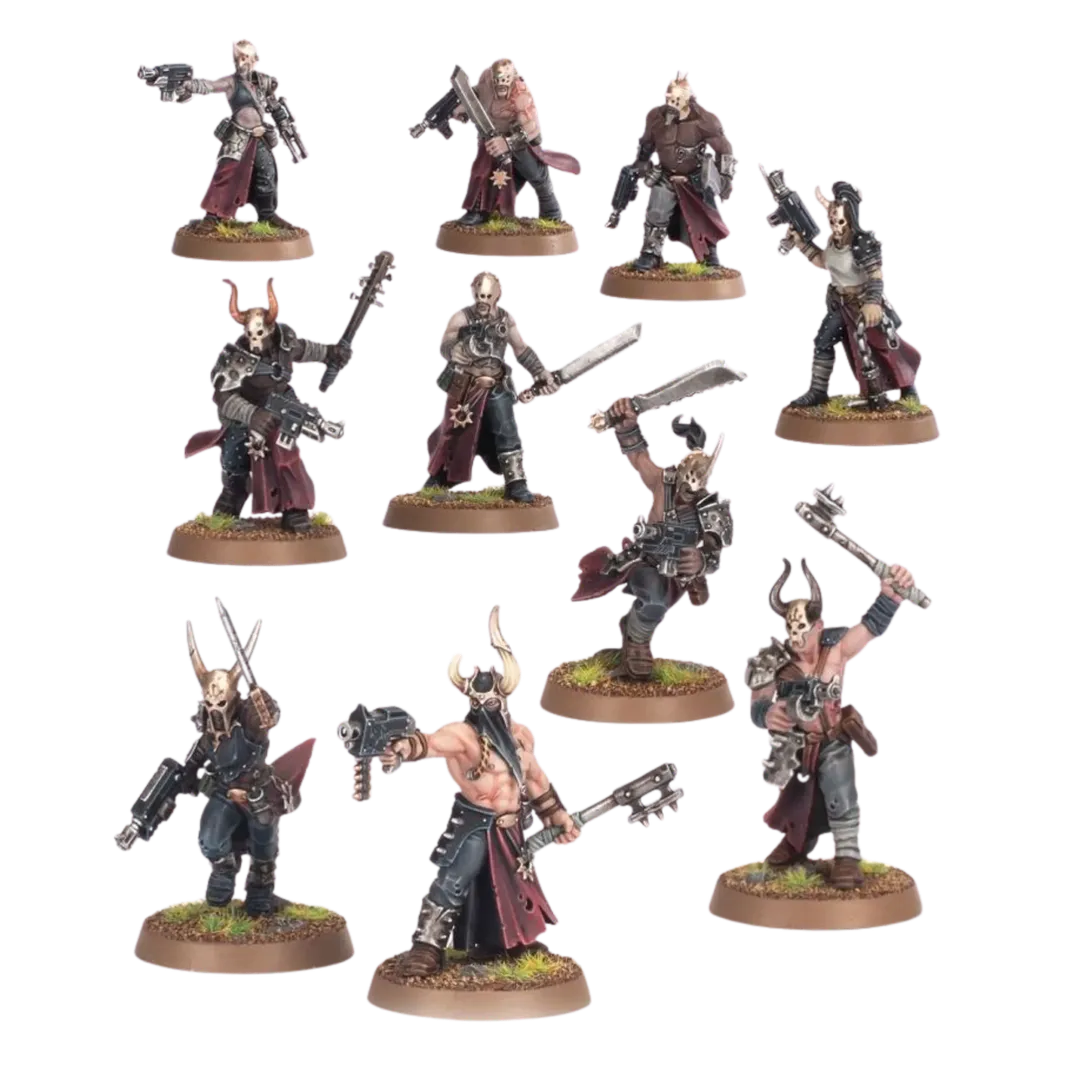 Chaos Space Marines: Chaos Cultists-Games Workshop-Radaddel