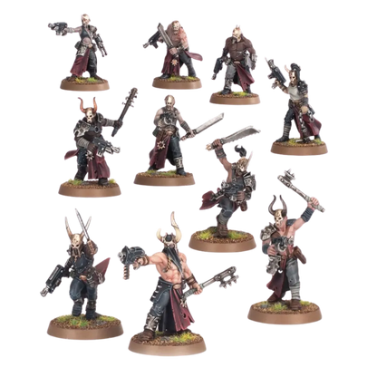 Chaos Space Marines: Chaos Cultists-Games Workshop-Radaddel