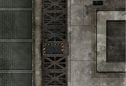 Neoprene Mat Urban Sector 44x60'-PWork Wargames-Radaddel