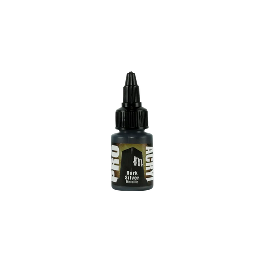 Pro Acryl Dark Silver (22ml)-Monument Hobbies-Radaddel