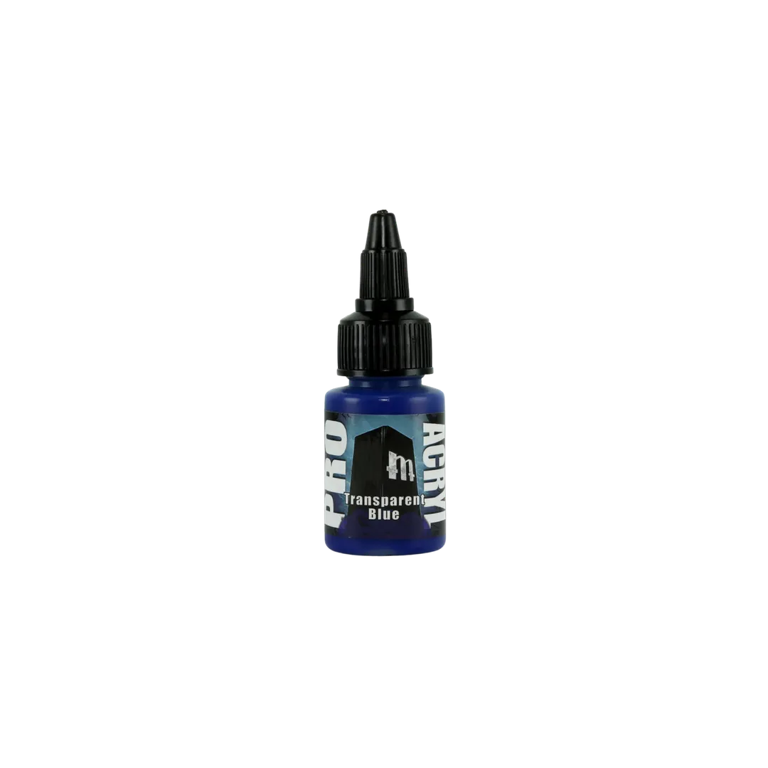 Pro Acryl Transparent Blue (22ml)-Monument Hobbies-Radaddel