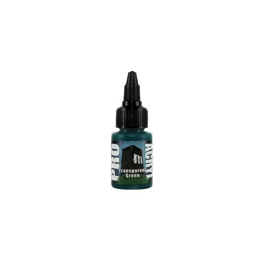 Pro Acryl Transparent Green (22ml)-Monument Hobbies-Radaddel