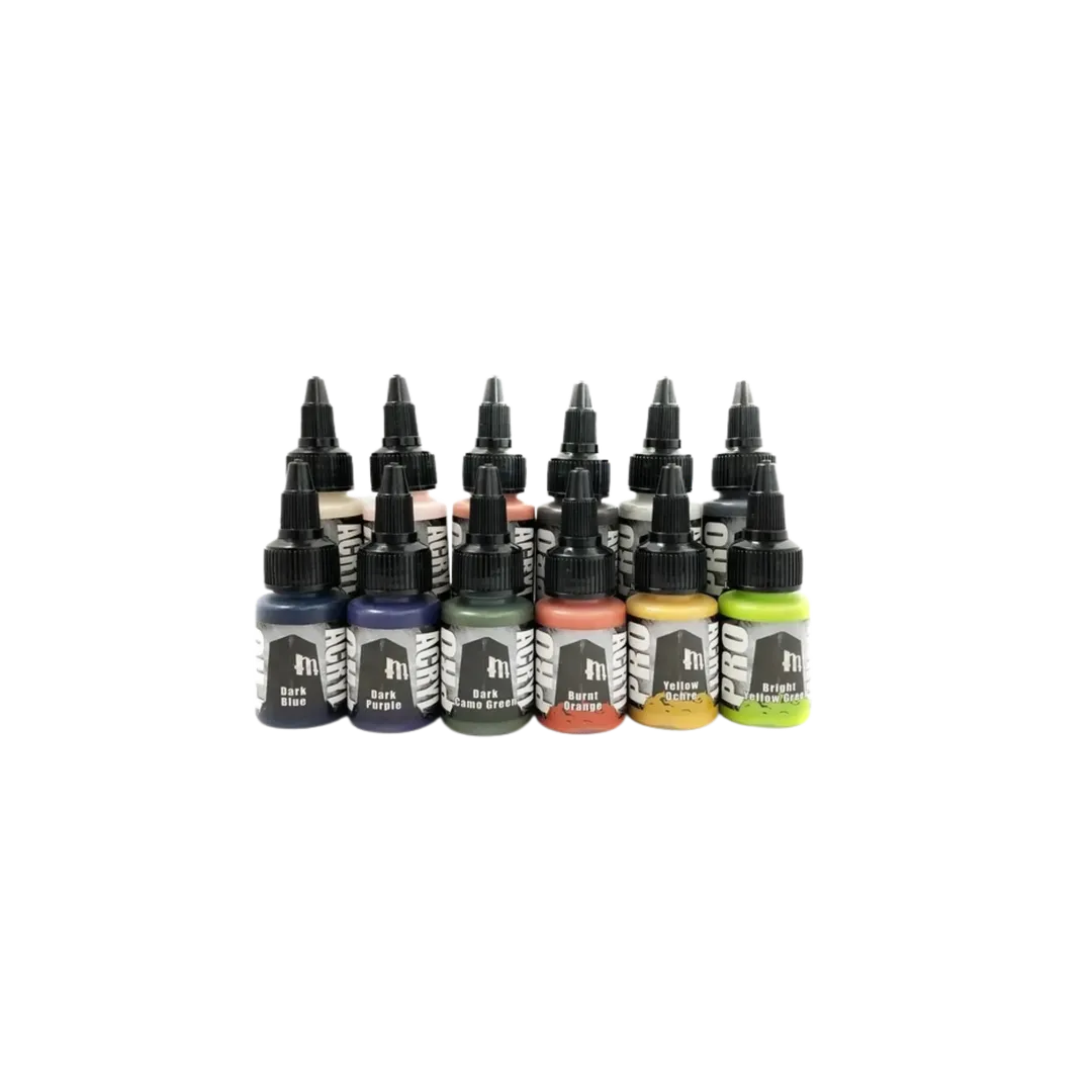 Pro Acryl Expansion Set #1 - 2.0 (12x22ml)-Monument Hobbies-Radaddel