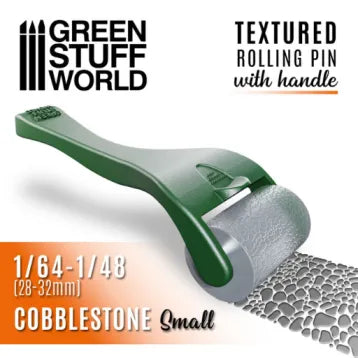 Strukturierte Walze Mit Griff - Kleine Kopfsteinpflaster-Greenstuff World-Radaddel