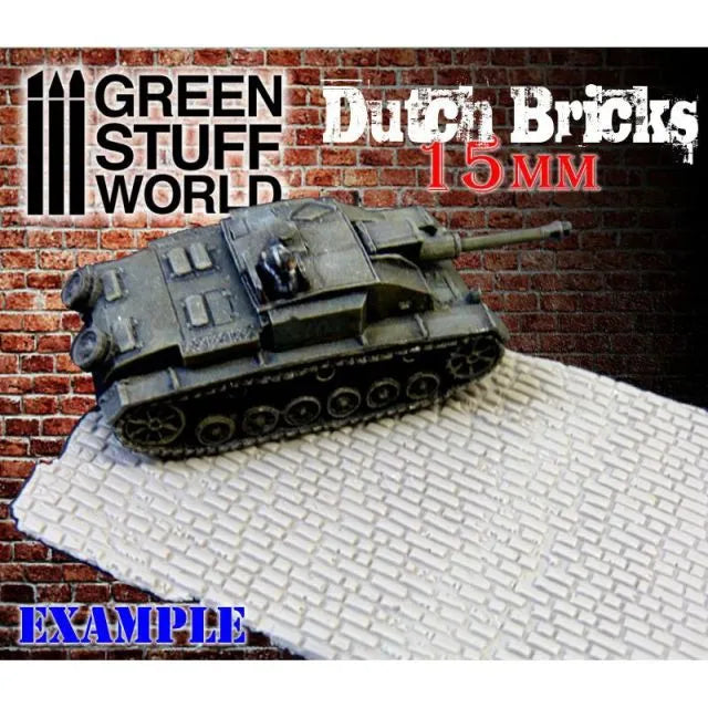Strukturwalze - Holländische Ziegel 15mm-Greenstuff World-Radaddel