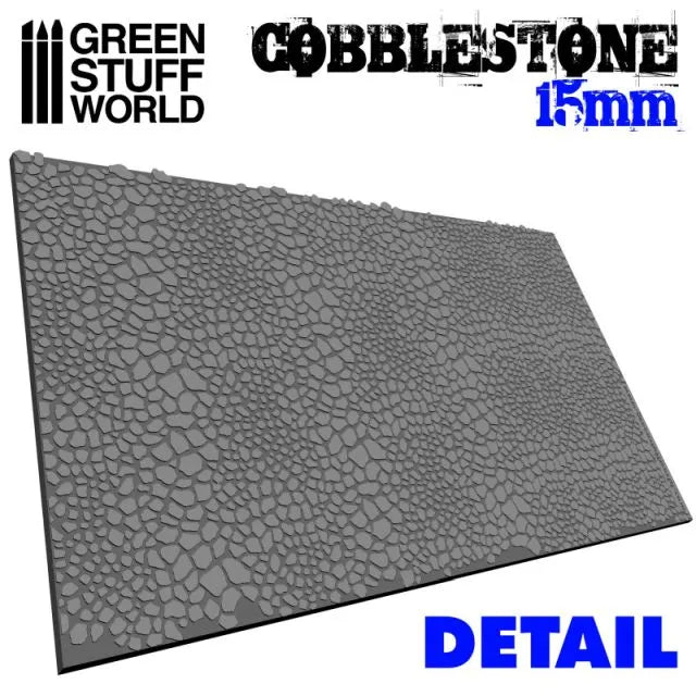 Strukturwalze - Kopfsteinpflaster 15mm-Greenstuff World-Radaddel