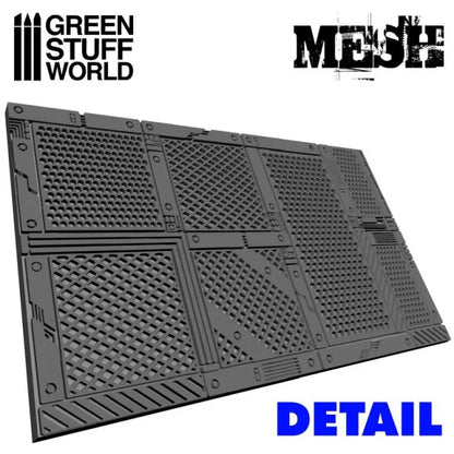 Strukturwalze - Gitter-Greenstuff World-Radaddel