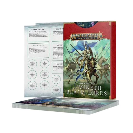 Lumineth Realm-Lords: Warscroll Cards: 3. Edition (englisch)-Games Workshop-Radaddel