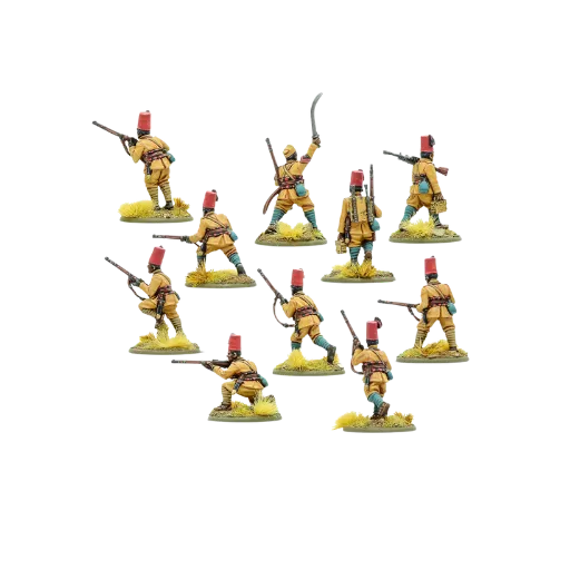Italian Colonial Troops Infantry squad-Warlord Games-Radaddel