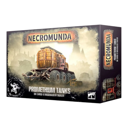Necromunda: Promethium Tanks on Cargo-8 Ridgehauler Trailer-Games Workshop-Radaddel