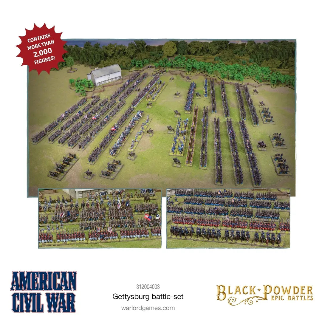 BP Epic Battles: Amercan Civil War Gettysburg Battle Set (Englisch)-Warlord Games-Radaddel