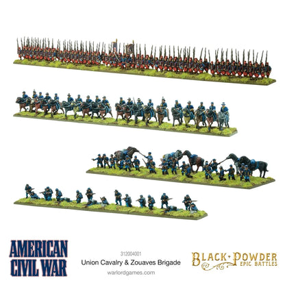 BP Epic Battles: Amercan Civil War Union Cavalry & Zouaves Brigade-Warlord Games-Radaddel
