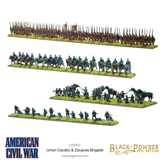 BP Epic Battles: Amercan Civil War Union Cavalry & Zouaves Brigade-Warlord Games-Radaddel