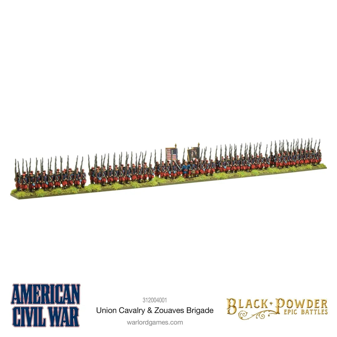 BP Epic Battles: Amercan Civil War Union Cavalry & Zouaves Brigade-Warlord Games-Radaddel