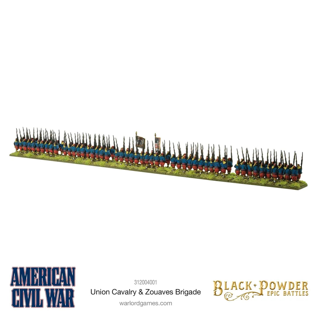 BP Epic Battles: Amercan Civil War Union Cavalry & Zouaves Brigade-Warlord Games-Radaddel