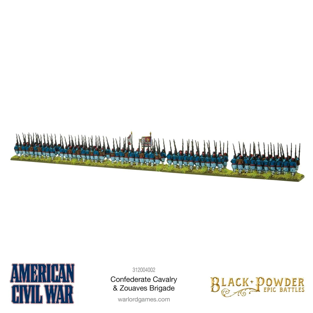 BP Epic Battles: Amercan Civil War Confederate Cavalry & Zouaves Brigade-Warlord Games-Radaddel
