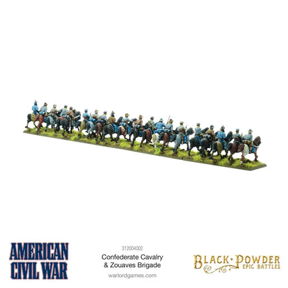 BP Epic Battles: Amercan Civil War Confederate Cavalry & Zouaves Brigade-Warlord Games-Radaddel