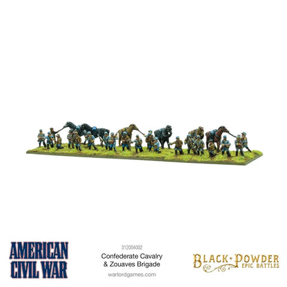 BP Epic Battles: Amercan Civil War Confederate Cavalry & Zouaves Brigade-Warlord Games-Radaddel