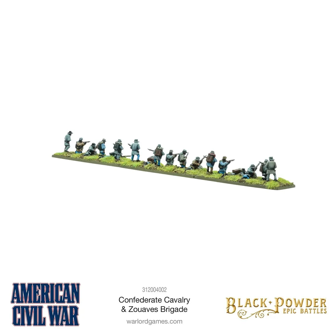 BP Epic Battles: Amercan Civil War Confederate Cavalry & Zouaves Brigade-Warlord Games-Radaddel