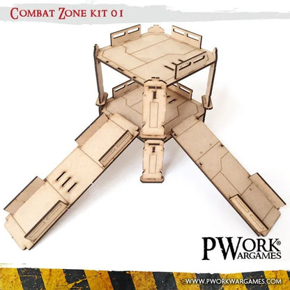 MDF Terrain Combat Zone 01-PWork Wargames-Radaddel