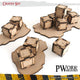 MDF Terrain Crates Set-PWork Wargames-Radaddel