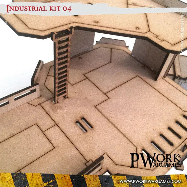 MDF Terrain Industrial 04-PWork Wargames-Radaddel