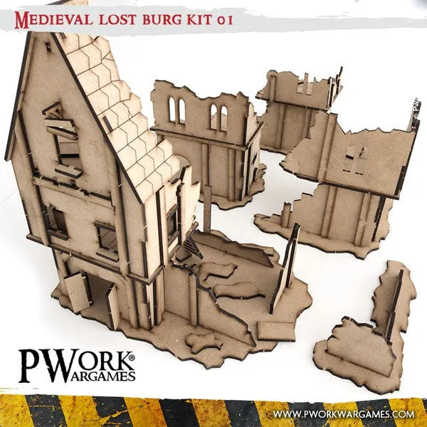 MDF Terrain Lost Burg 01-PWork Wargames-Radaddel