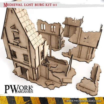 MDF Terrain Lost Burg 01-PWork Wargames-Radaddel