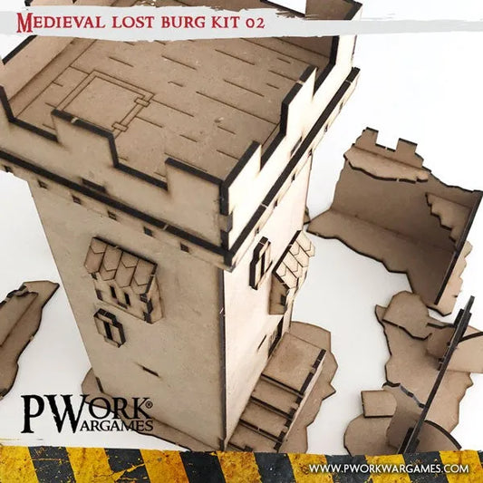 MDF Terrain Lost Burg 02-PWork Wargames-Radaddel