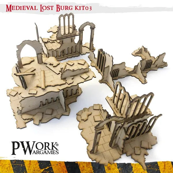 MDF Terrain Lost Burg 03-PWork Wargames-Radaddel