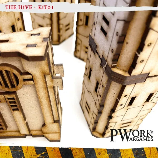 MDF Terrain The Hive 01-PWork Wargames-Radaddel