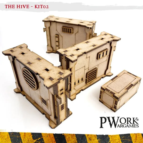 MDF Terrain The Hive 02-PWork Wargames-Radaddel