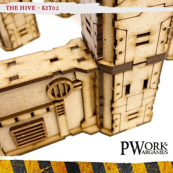 MDF Terrain The Hive 02-PWork Wargames-Radaddel